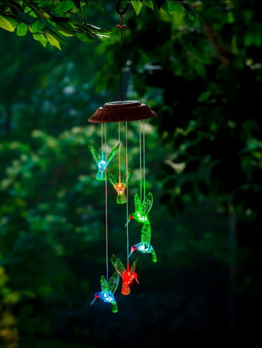 Solar Hummingbird Mobile - Picture 8 of 8